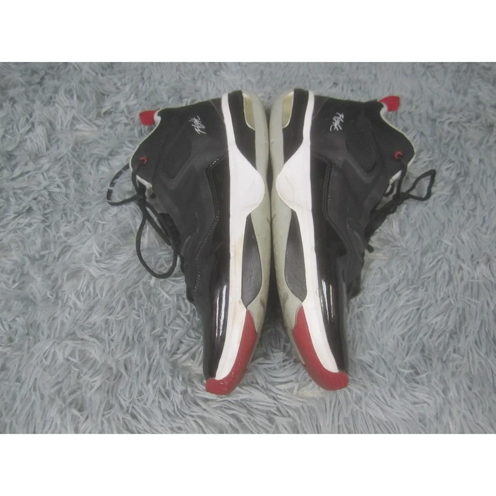 Jordan‎ Air Shoes Mens Size 13 Black Red Mid Top Basketball Sneakers FB1396-006